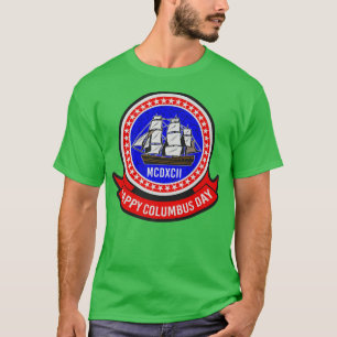 Camiseta Columbus Day History Voyage American Holiday
