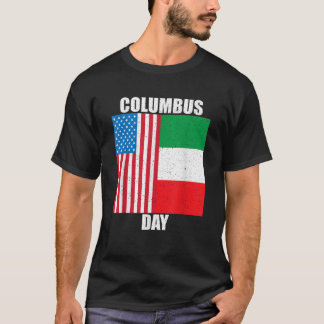 Camiseta Columbus Day Patriótico Bandera Americana America