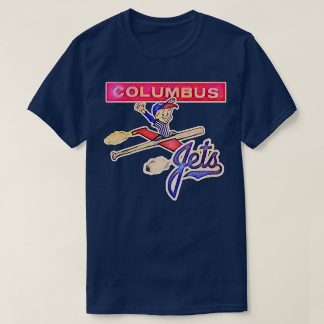 Camiseta Columbus Jets Baseball (Diseño del anverso)