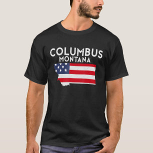 Camiseta Columbus Montana Estados Unidos de América Viaje M