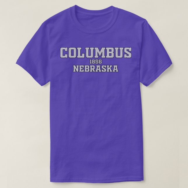 Camiseta Columbus Nebraska (Diseño del anverso)