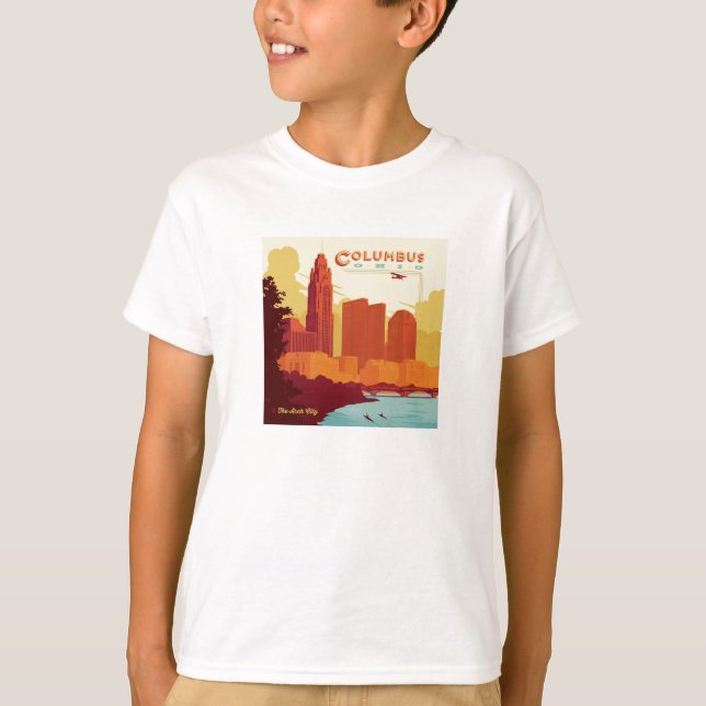 Camiseta Columbus Ohio | Ciudad del Arco (Anverso)