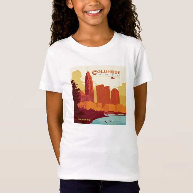 Camiseta Columbus Ohio | Ciudad del Arco (Anverso)