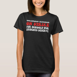 Camiseta columbus ohio profesoras de escuela huelga columbu