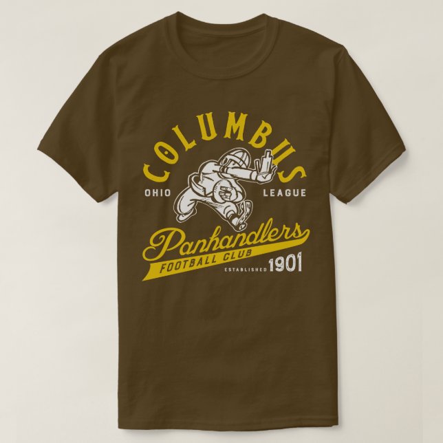 Camiseta Columbus Panhandlers (Diseño del anverso)