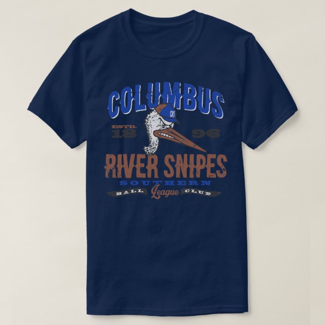 Camiseta Columbus River Snipes Baseball (Diseño del anverso)