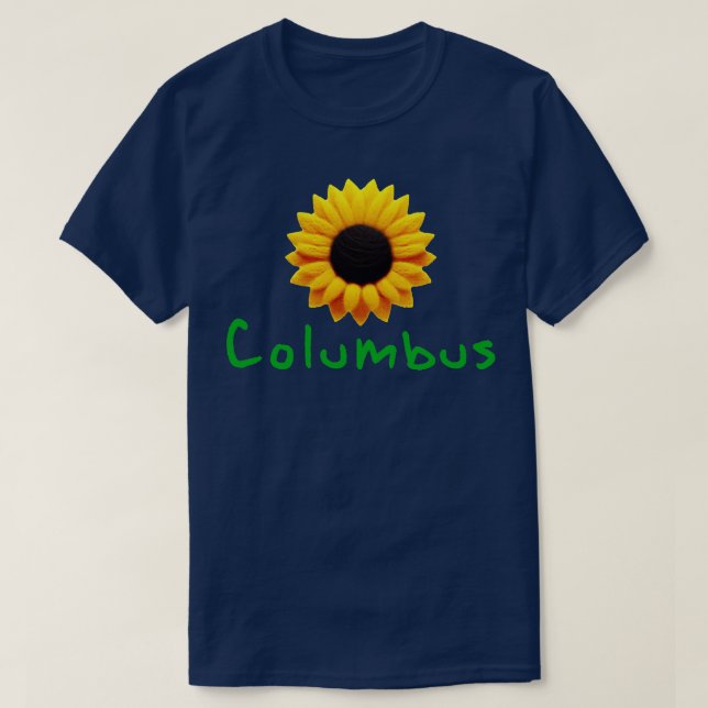 Camiseta Columbus Sunflower (Diseño del anverso)