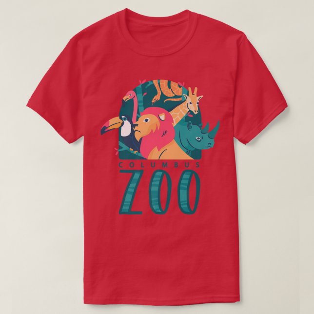 Camiseta Columbus Zoo Funny Zookeeper (Diseño del anverso)