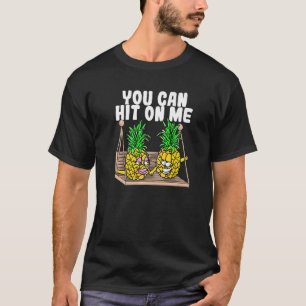 Camiseta Columpiador de piña puedes ligar conmigo Pareja qu