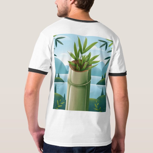 CAMISETA COM PANDA (Reverso completo)