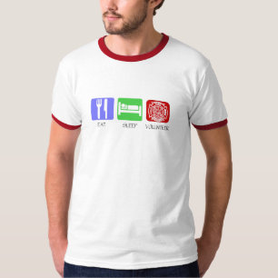 Camiseta Coma al bombero voluntario del sueño
