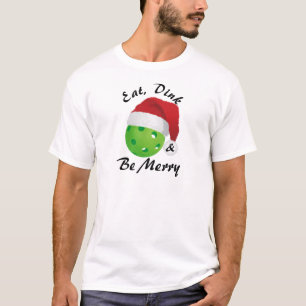 Camiseta Coma, bebe y sé feliz Papá Noel
