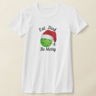 Camiseta Coma, bebe y sé feliz Papá Noel