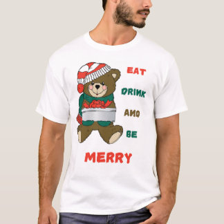 Camiseta Coma, bebe y sé moro - Navidades de oso dulce