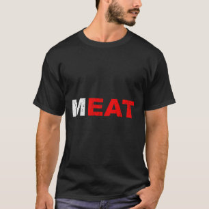 Camiseta Coma Carne Carnívoro Carne Sed Dieta Bbq Grill