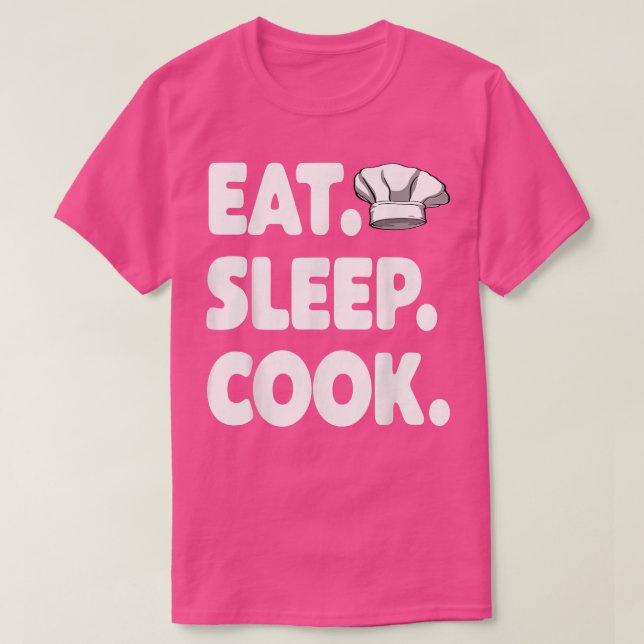 Camiseta Coma cocina de cocineras cocineras de café de té (Diseño del anverso)