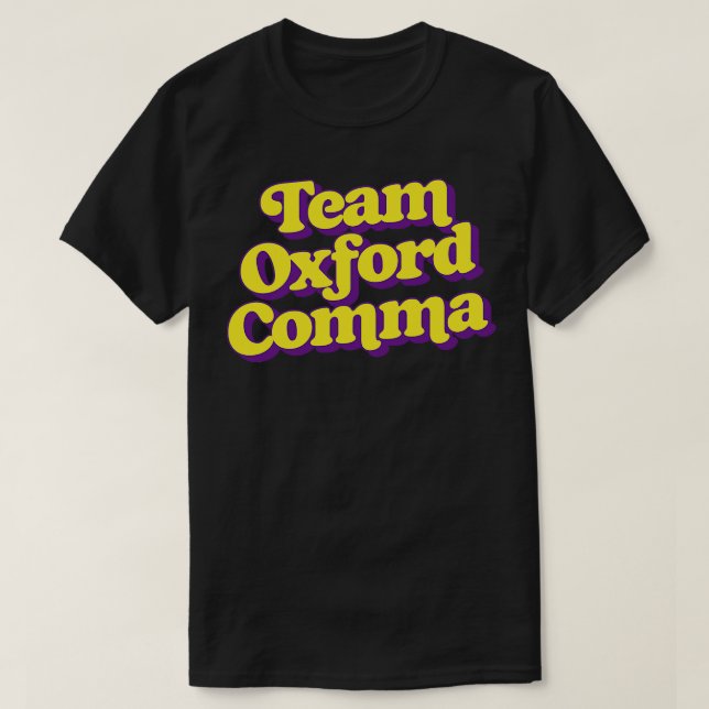 Camiseta Coma de equipo de Oxford