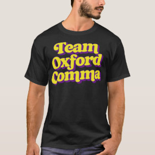 Camiseta Coma de equipo de Oxford
