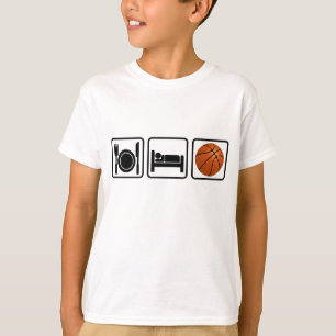 Camiseta Coma, duerma, baloncesto