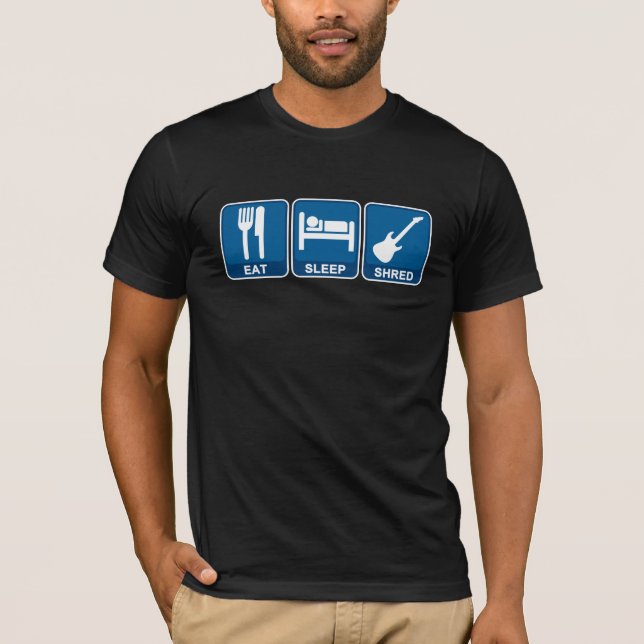 Camiseta ¡Coma, duerma, destroce! (Anverso)