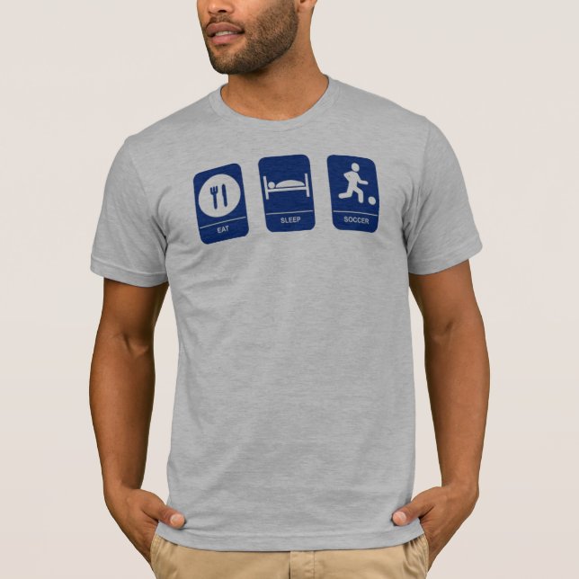 Camiseta Coma, duerma, fútbol (Anverso)