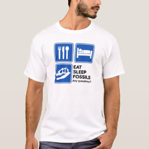 CAMISETA COMA, DUERMA, LOS FÓSILES