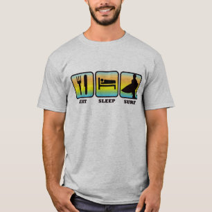 Camiseta Coma, duerma, practique surf