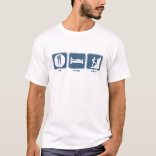 Camiseta coma, duerma, suba