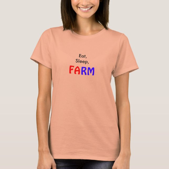 Camiseta Coma, Duerme, FARM (Anverso)