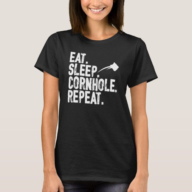 Camiseta Coma el agujero de la boca de espera de suspensión (Anverso)