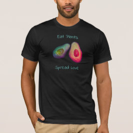 Camiseta Coma el amor de la extensión de las plantas -