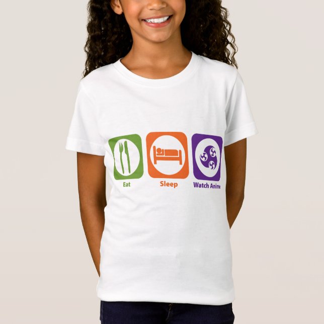 Camiseta Coma el animado del reloj del sueño (Anverso)