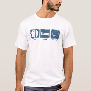 Camiseta coma el béisbol del sueño