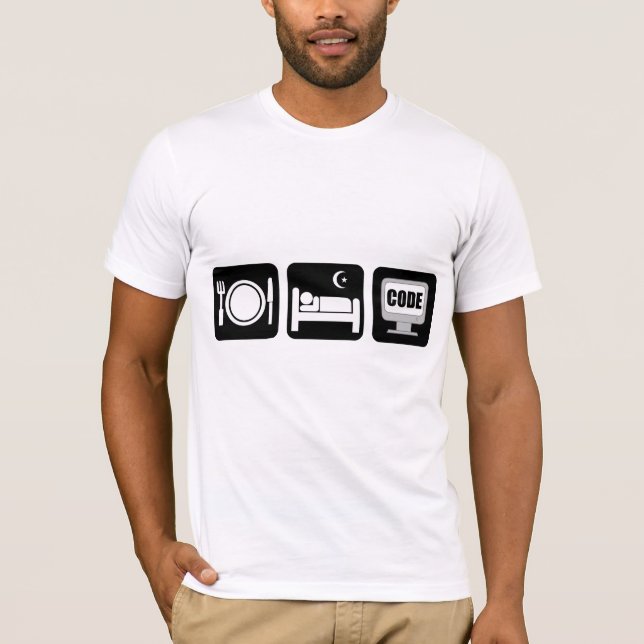 Camiseta coma el código del sueño (Anverso)