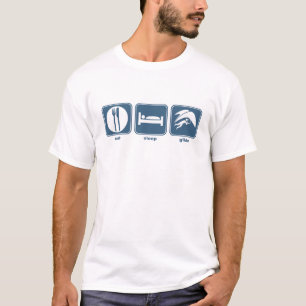 Camiseta coma el deslizamiento del sueño