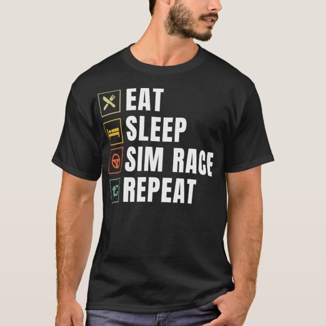 Camiseta Coma el elevador de repetición de la velocidad del (Anverso)
