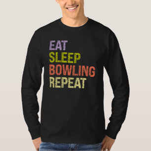 Camiseta Coma el entrenador del Bowling de repetición del B