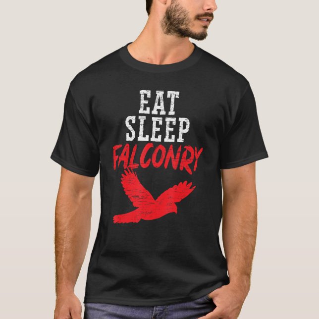 Camiseta Coma el Falconry Falconry Master Falconer 1 (Anverso)