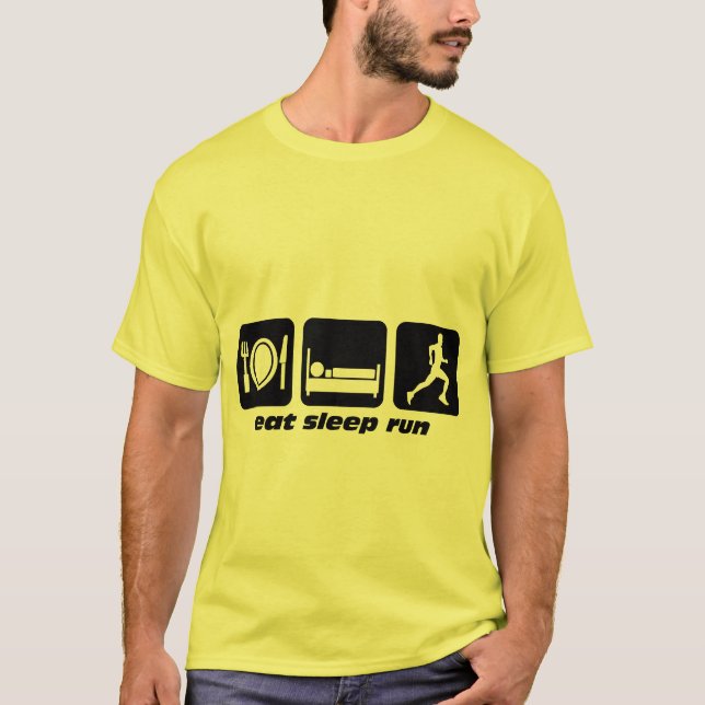 Camiseta Coma el funcionamiento corrido sueño (Anverso)
