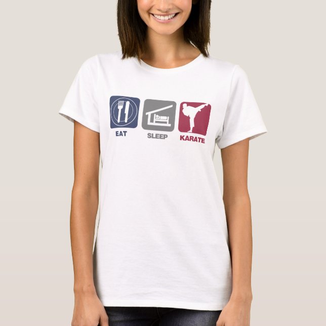 Camiseta Coma el karate del sueño - chica (Anverso)