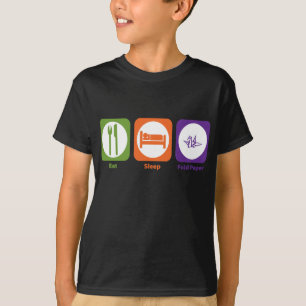 Camiseta Coma el papel del doblez del sueño