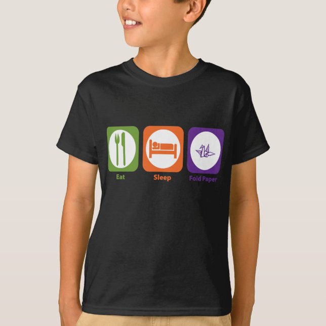 Camiseta Coma el papel del doblez del sueño (Anverso)