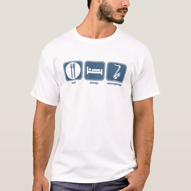Camiseta coma el saxofón del sueño (Anverso)