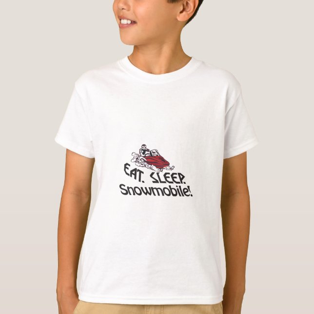 Camiseta Coma el Snowmobile del sueño (Anverso)