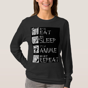 Camiseta Coma el sueño Anime Repetir la idea de regalo Cosp