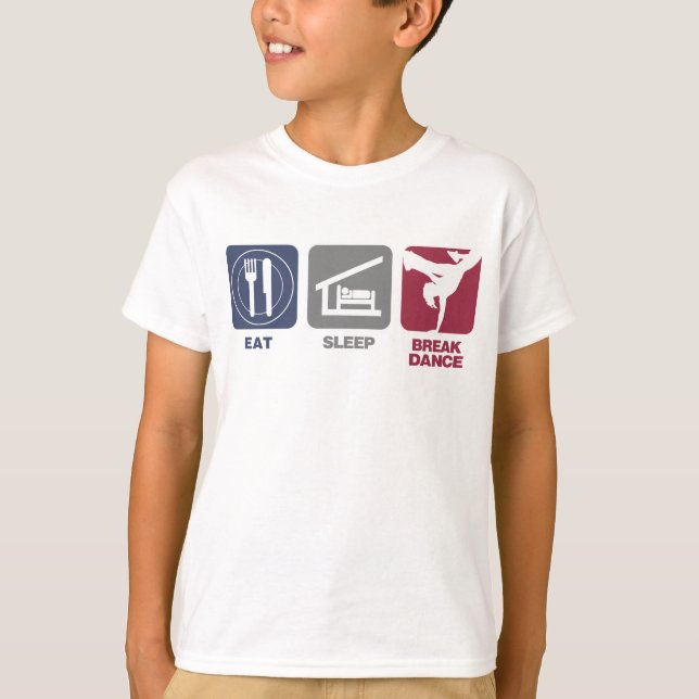Camiseta Coma el sueño Breakdance - chica (Anverso)