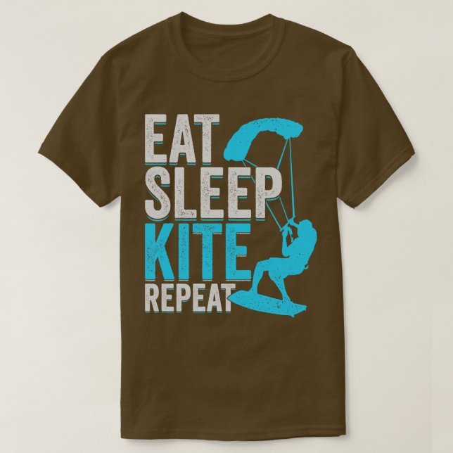 Camiseta Coma el sueño de cometa Repetir el regalo de Kites (Diseño del anverso)