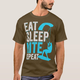 Camiseta Coma el sueño de cometa Repetir el regalo de Kites