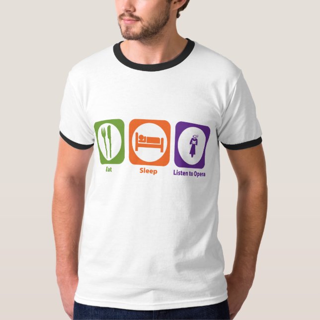 Camiseta Coma el sueño escuchan la ópera (Anverso)