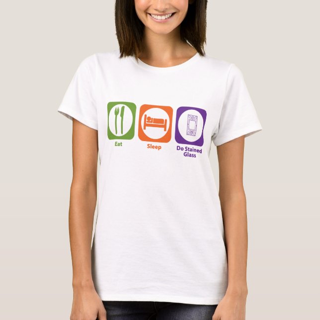 Camiseta Coma el sueño hacen el vitral (Anverso)